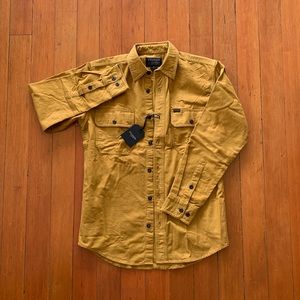Filson Field Flannel Shirt, Mustard, XS